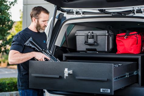 steel organizer box for police|boss secure storage box.